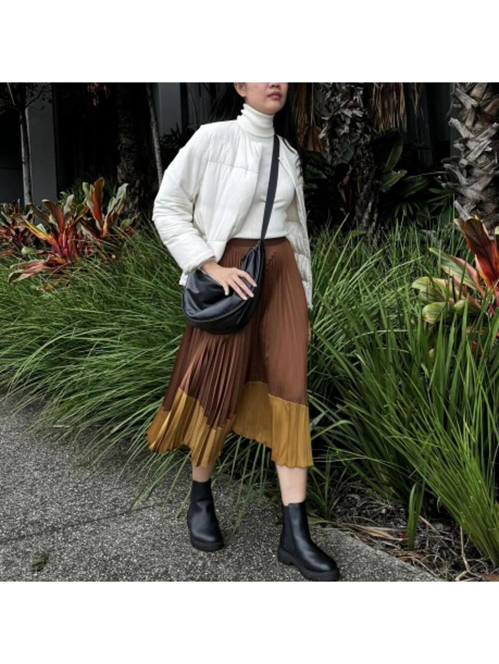 Uniqlo Merino Ribbed Sweater | Turtleneck NWT Off White Medium - Picture 4 of 5